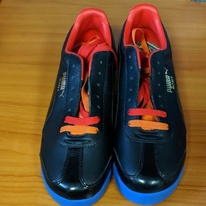 Puma Roma red blue and orange